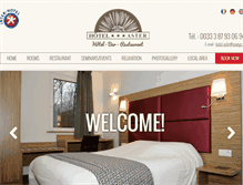 Tablet Screenshot of hotel-aster.com