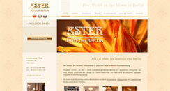 Desktop Screenshot of hotel-aster.de